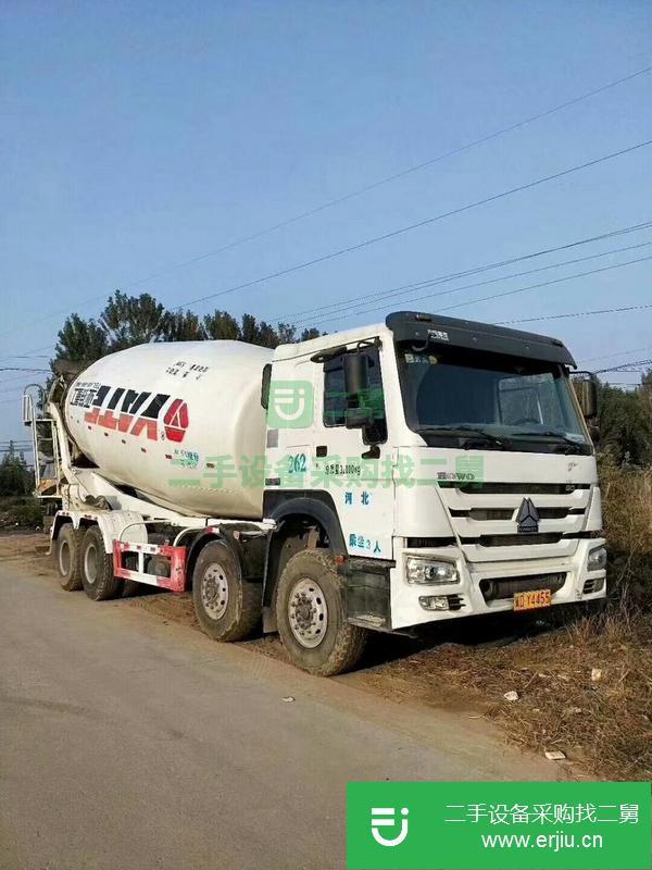 山東出售二手豪沃14方攪拌車