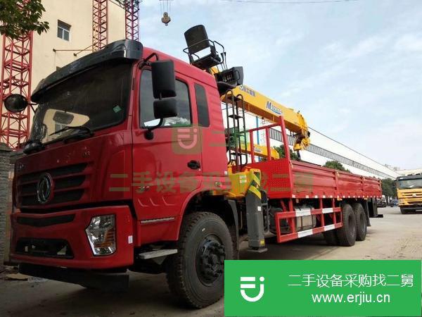 貴州出售東風暢行D3后八輪12噸雙聯泵隨車吊