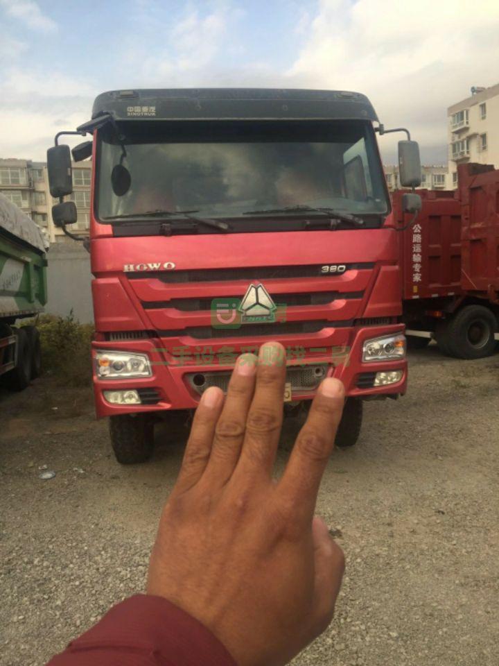 出售國四豪沃前四后八380馬力12速自卸車