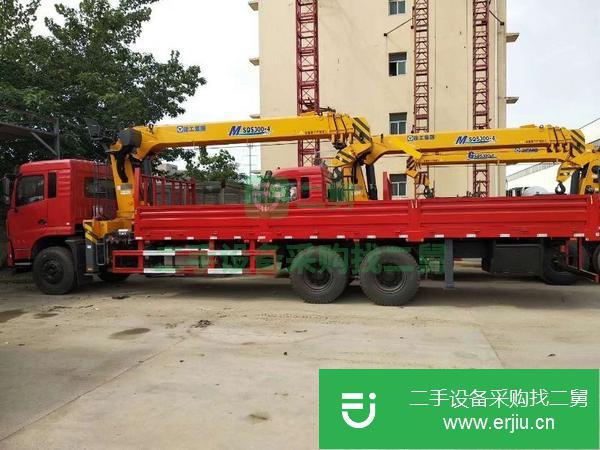 貴州出售東風暢行D3后八輪12噸雙聯泵隨車吊