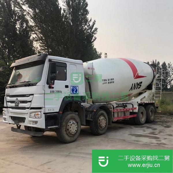 山西出售二手豪沃14方攪拌車