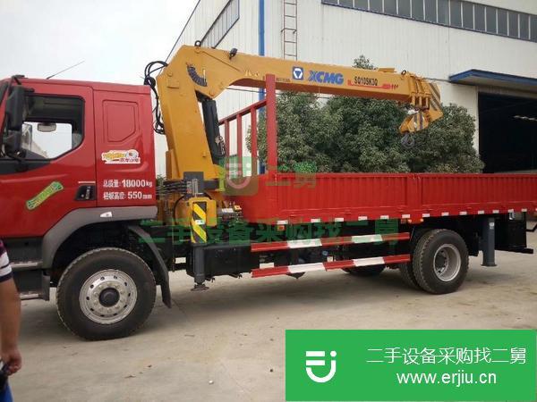 山西出售二手后八輪隨車吊