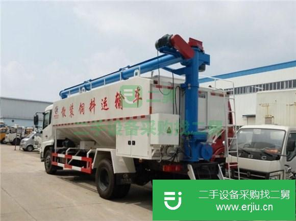 福建出售二手東風天龍40方20噸飼料運輸車