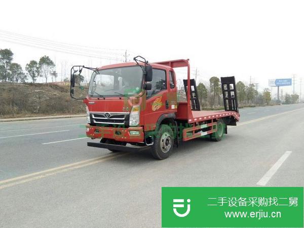 河南出售二手鉤機平板運輸車