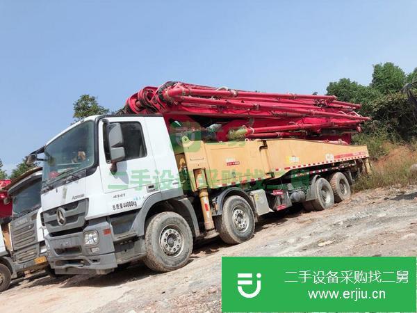 山東出售二手奔馳56米泵車