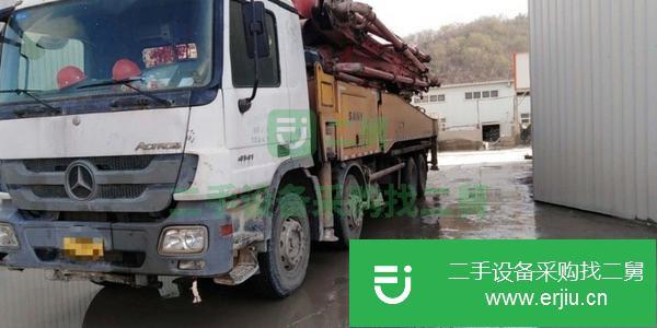 江蘇出售二手奔馳50米叉腿泵車