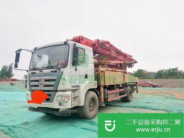 黑龍江出售二手混凝土泵車三一37米國五