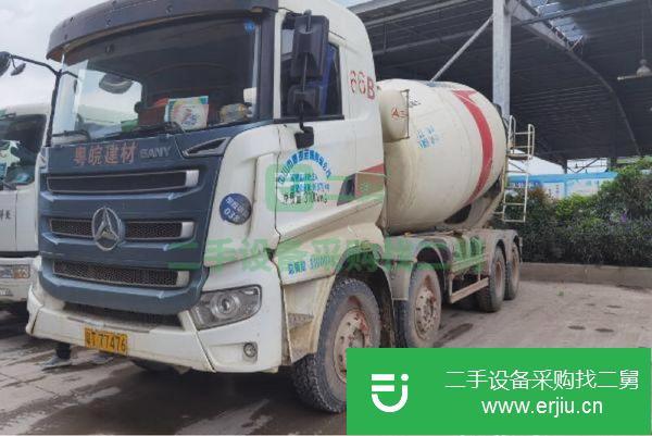 山東出售二手三一輕量化攪拌車