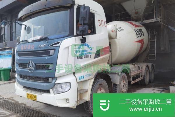 山東出售二手三一輕量化攪拌車