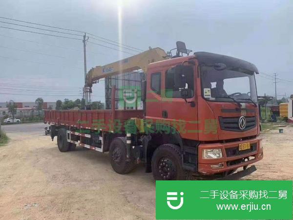 湖北出售二手東風12噸隨車吊