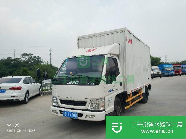 廣東出售二手江鈴凱銳116馬力廂式貨車