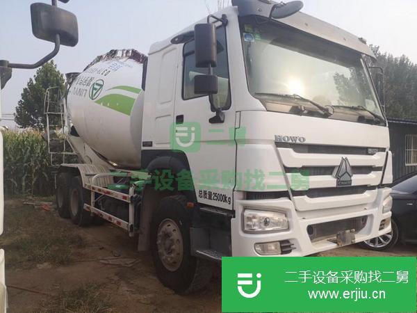 浙江出售二手豪沃大12方手混凝土攪拌車