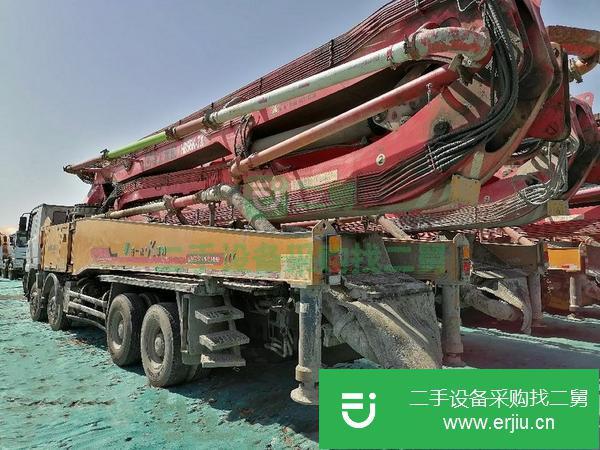 江蘇出售二手53米泵車(chē)，4橋X腿7節(jié)臂