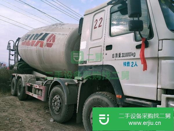 河南出售18年國五排放大20方豪沃攪拌車，亞特上裝