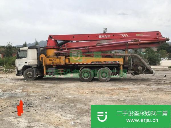 天津出售二手沃爾沃37米泵車