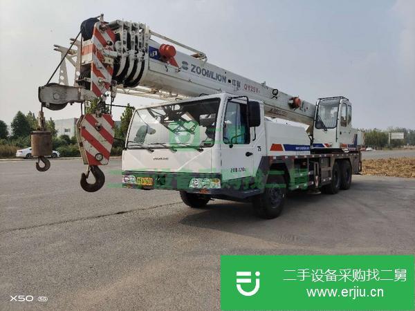 河南出售二手中聯(lián)25噸5節(jié)臂汽車吊