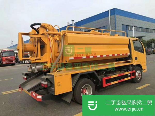 湖北出售二手國六東風(fēng)多利卡6方清洗吸污車