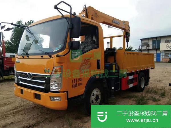 湖北出售二手重汽豪曼3300軸距隨車吊