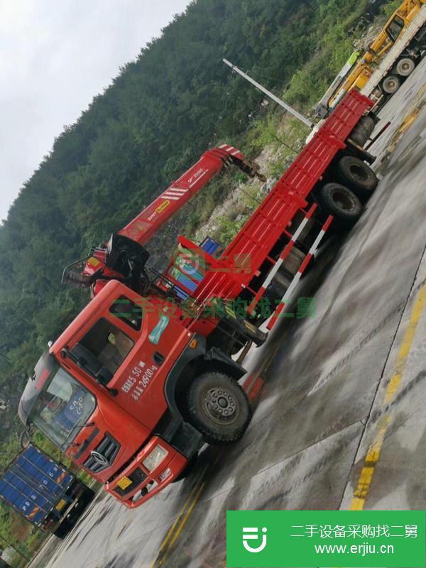 貴州出售二手三一十噸隨車吊