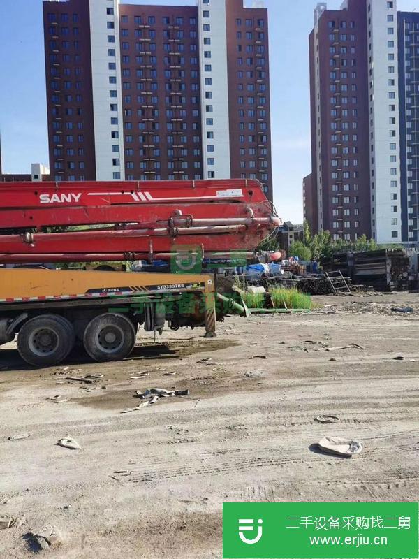 河北出售二手五十鈴四橋擺腿48米泵車