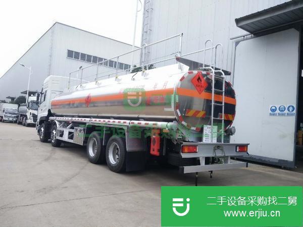寧夏出售二手前四后八鋁合金油罐車(chē)