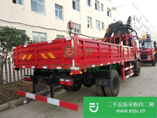 山西出售二手東風單橋8噸隨車吊