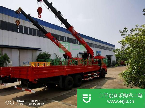 陜西出售二手東風12噸隨車吊