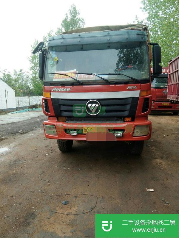 山東出售二手歐曼后八輪自卸車