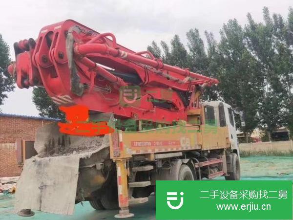 黑龍江出售二手混凝土泵車三一37米國五