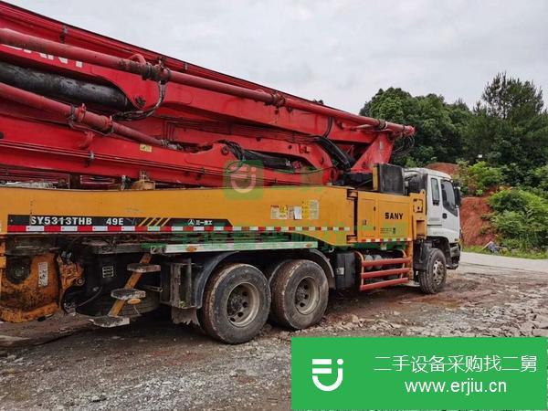 湖南出售二手三一49米泵車