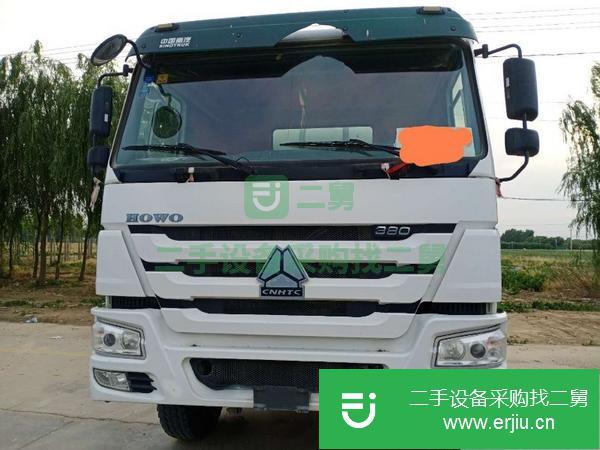 山東出售二手豪沃后八輪14方攪拌車
