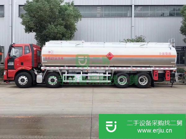 湖北出售二手解放25噸油罐車