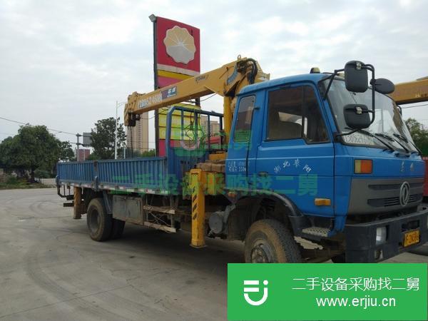湖北出售二手石煤八噸四節臂隨車吊