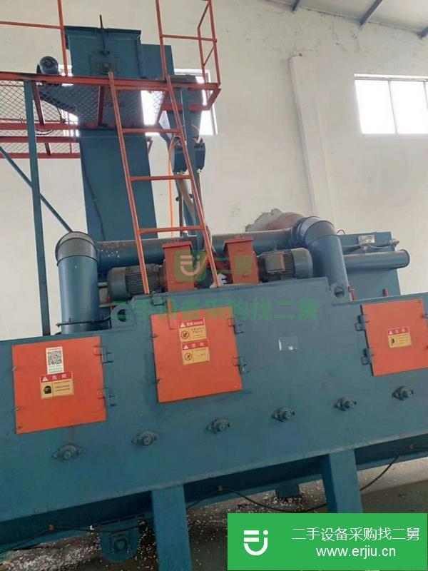 河北出售門口1100*400履帶通過式拋丸機，4個11千瓦拋頭，帶變頻器