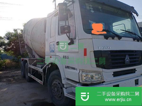 山東出售二手豪沃后八輪12方攪拌車