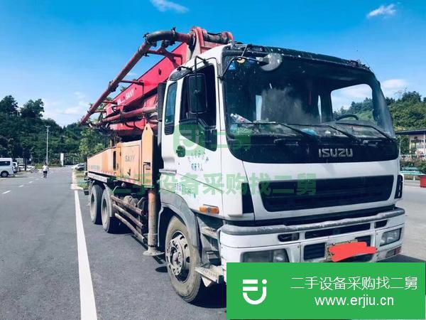 云南出售二手三一重工37米泵車