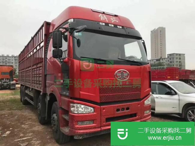 江西出售二手一汽解放高欄前四后八貨車