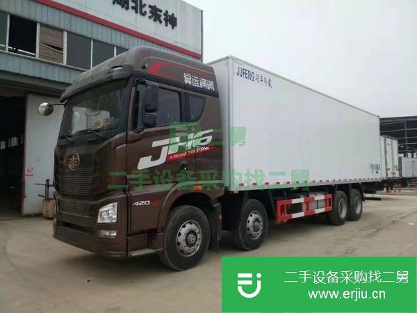 浙江出售二手一汽解放黃牌冷藏車