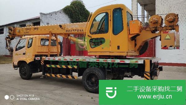河南出售二手徐工10噸四節25.5米大臂吊車