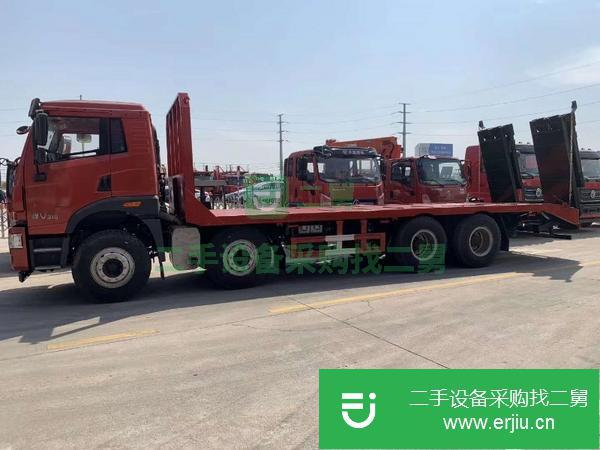江西出售二手解放悍V前四后八平板運輸車