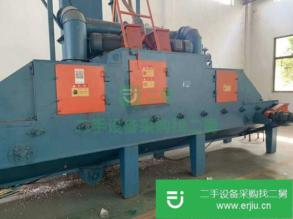 河北出售門口1100*400履帶通過式拋丸機，4個11千瓦拋頭，帶變頻器