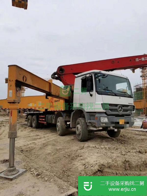 江蘇出售二手三一56米泵車