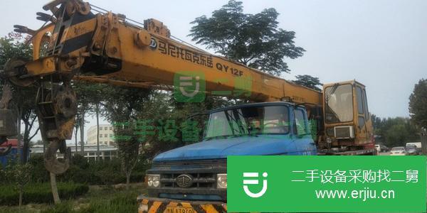 山東出售二手泰安12噸吊車