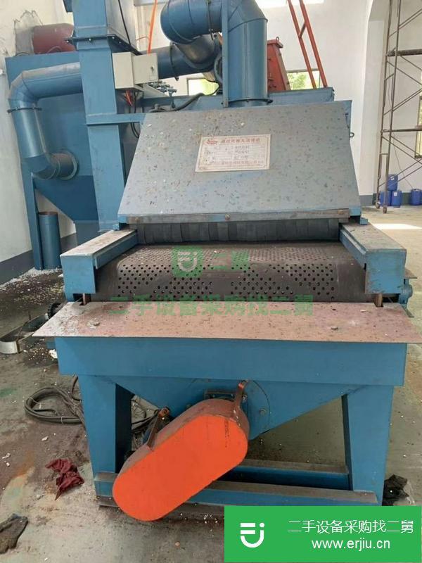 河北出售門口1100*400履帶通過式拋丸機，4個11千瓦拋頭，帶變頻器