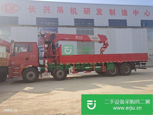 湖北出售二手前四后八16噸隨車吊