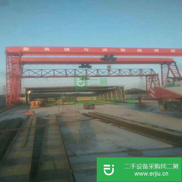 福建出售二手10t跨度16.5米高度7米門式包廂龍門吊