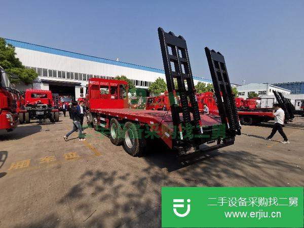 湖北出售二手解放悍V前四后八平板運輸車