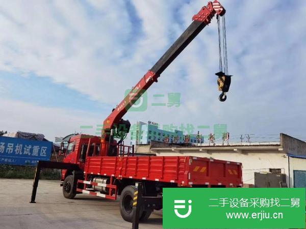 貴州出售二手宏昌天馬8噸六節臂隨車吊