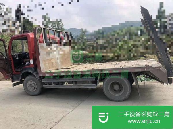 江西出售二手重汽王牌單橋平板運輸車