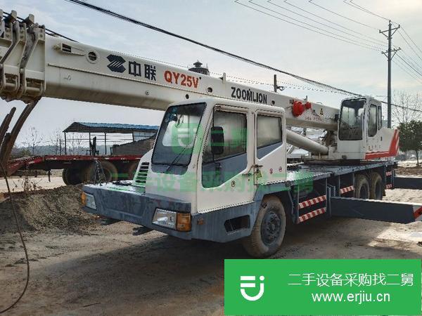 湖北出售二手中聯25噸吊車
